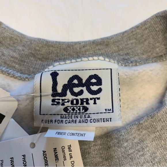 Vintage Lee Sport Nutmeg Mills Pittsburgh Steelers 1997 Sweatshirt Mens 2XL New - Picture 7 of 11